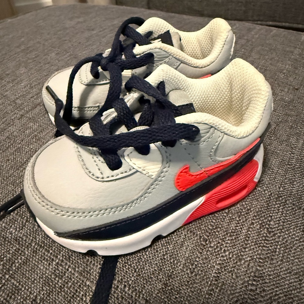 Nike Baby Gray and Pink Sneakers